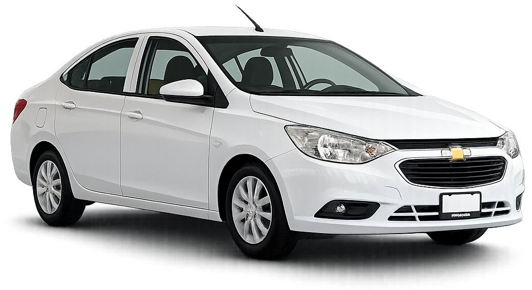 Chevrolet Aveo para renta económica en Cancún – sedán 5 pasajeros automático